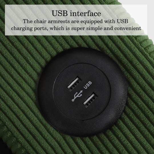 3-In-1 Pull-Out Sleeper Sofa Bed Convertible Adjustable Multi-Functional Loveseat with USB Port