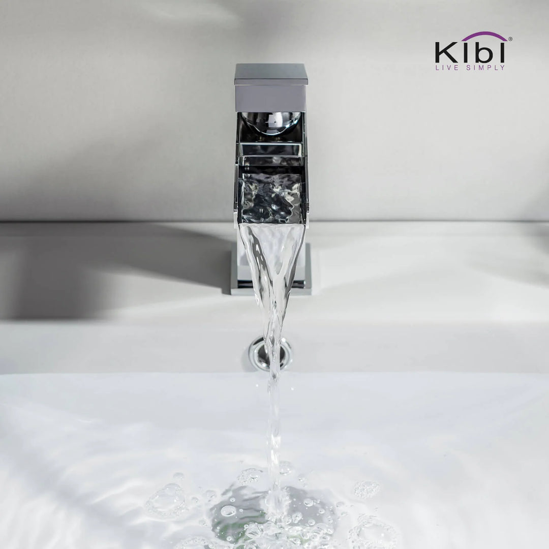Waterfall Single Handle Bathroom Faucet