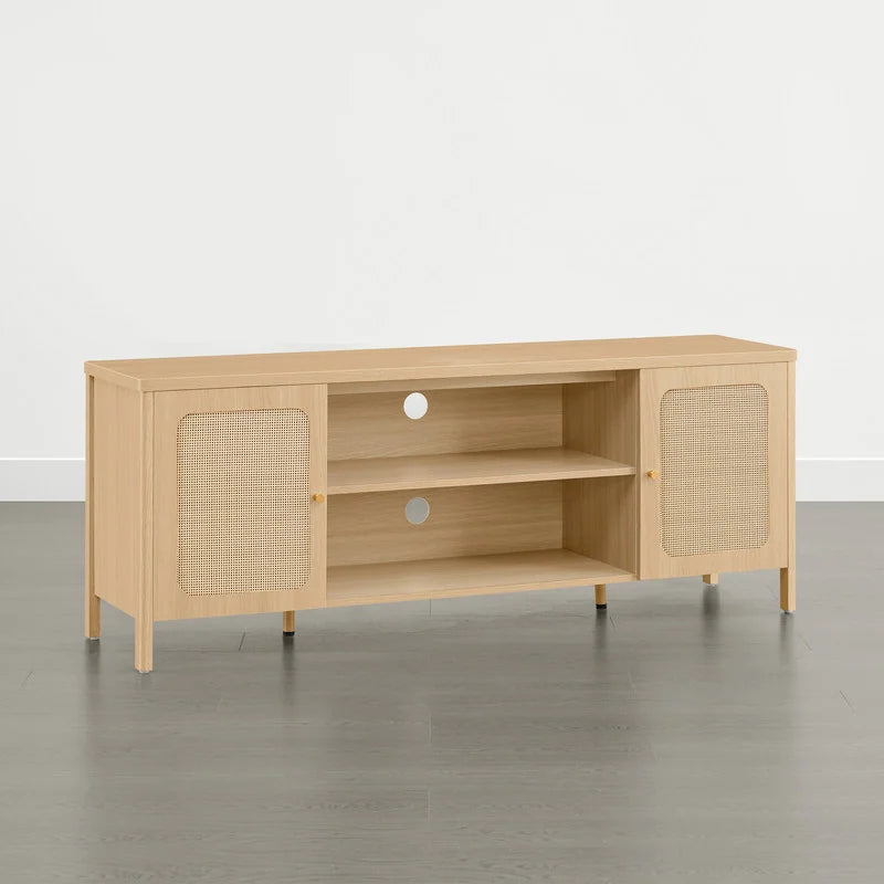 62" Bohemian TV Stand Modern Media Console Entertainment Center