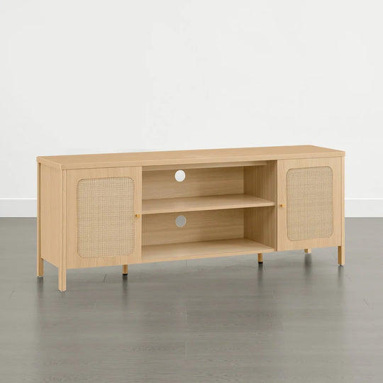 62" Bohemian TV Stand Modern Media Console Entertainment Center