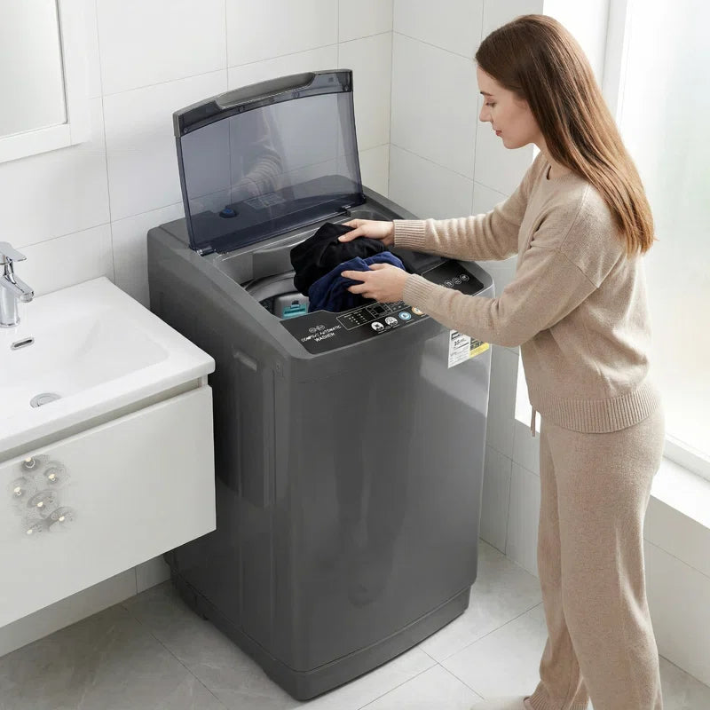 20 Lb Capacity Portable Washing Machine with Turbo Wash Technology - 2-In-1 Washer & Spin Dryer Combo