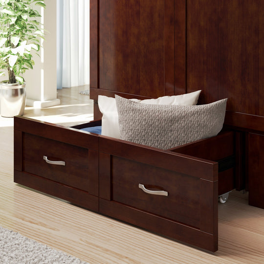 Hamilton Murphy Bed Chest with Mattress and Storage Drawer