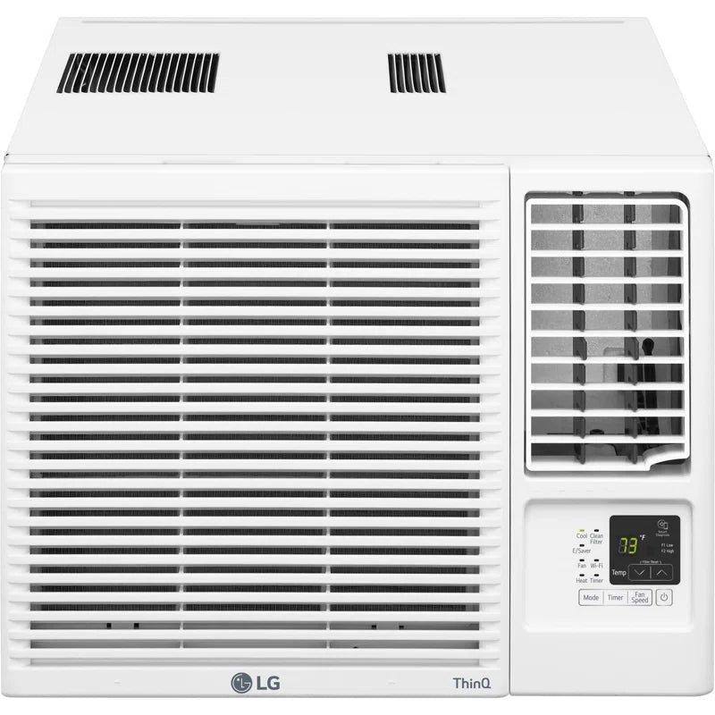 115-Volt Window Air Conditioner with Cool, Heat and Wi-Fi Control in White