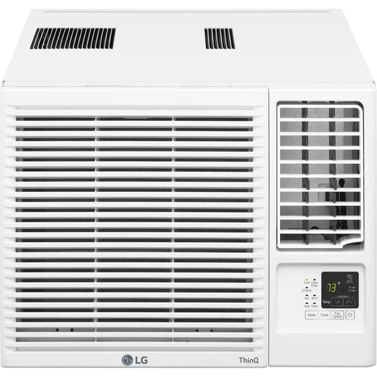115-Volt Window Air Conditioner with Cool, Heat and Wi-Fi Control in White