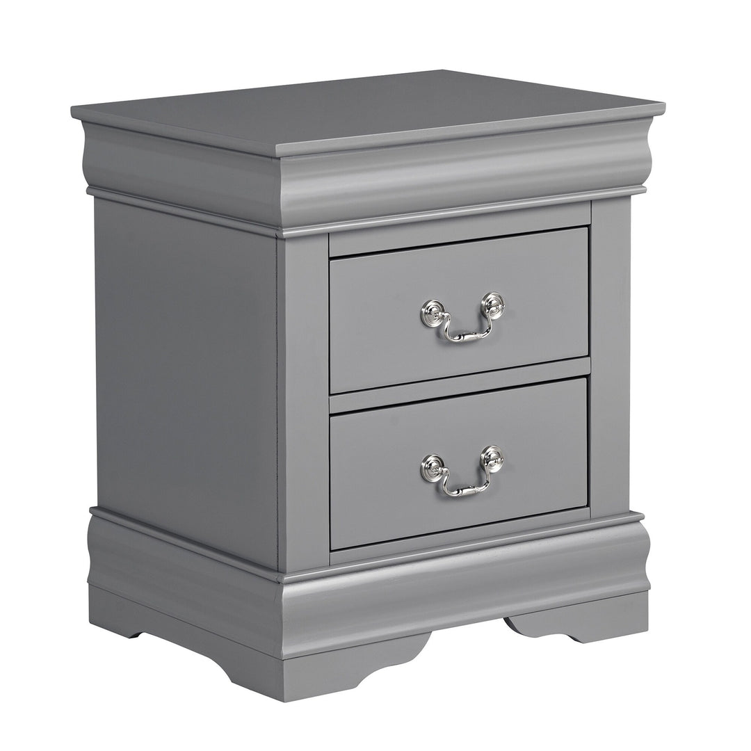 Modern Grey 2 - Drawer Nightstand