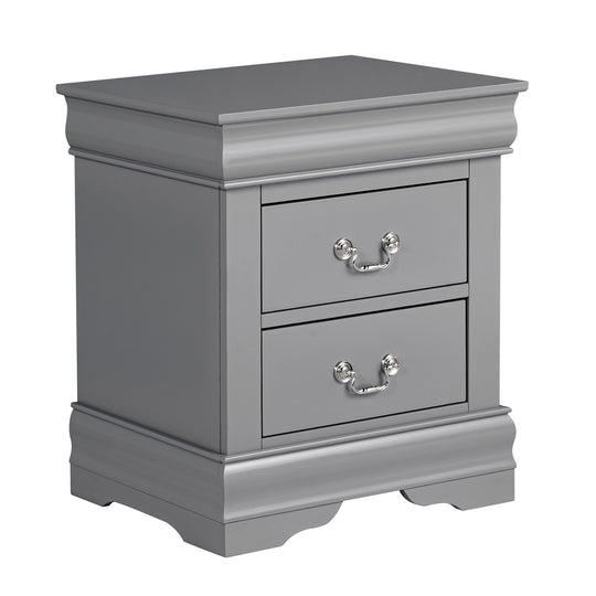 Modern Grey 2 - Drawer Nightstand