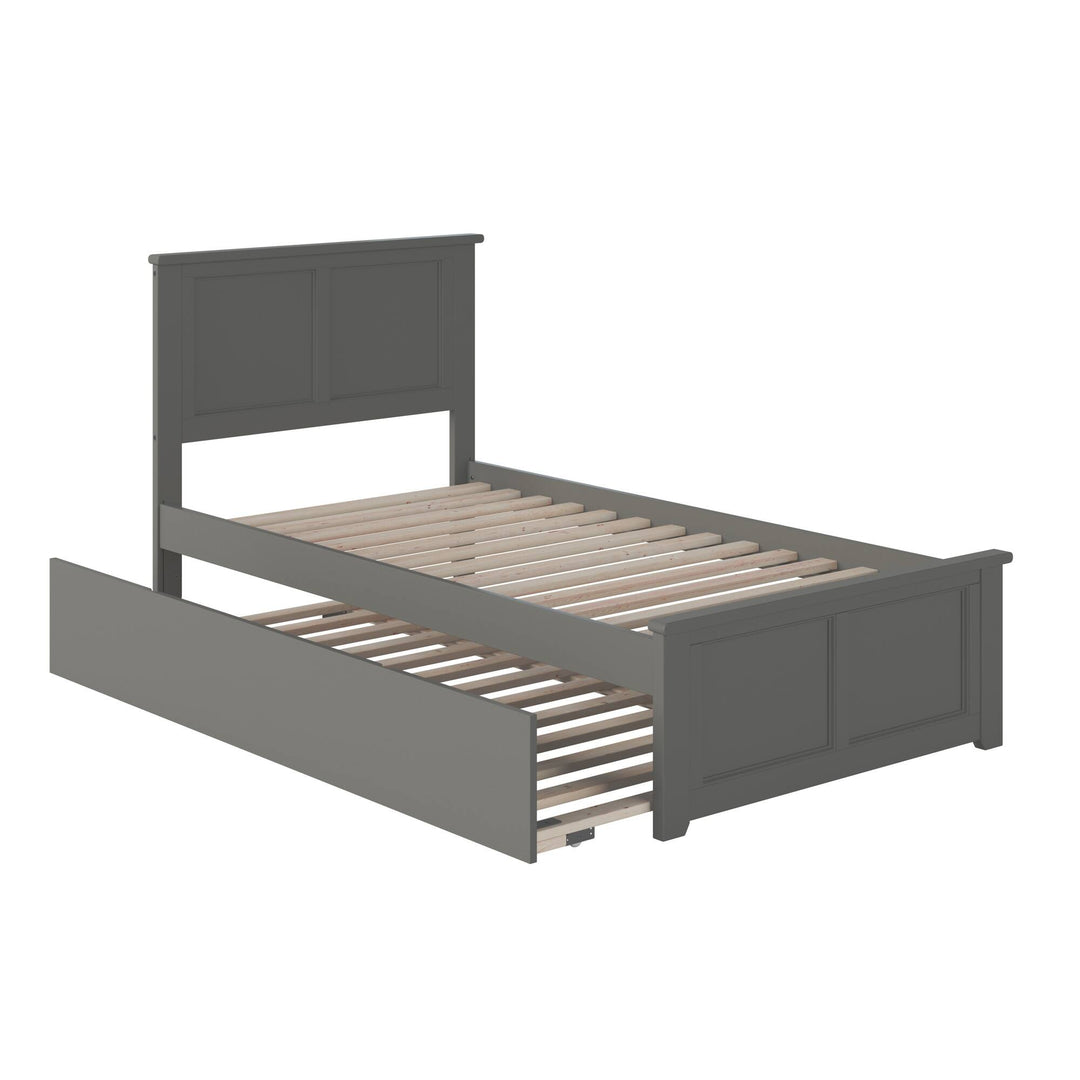 Madison Platform Bed with Matching Footboard & Trundle