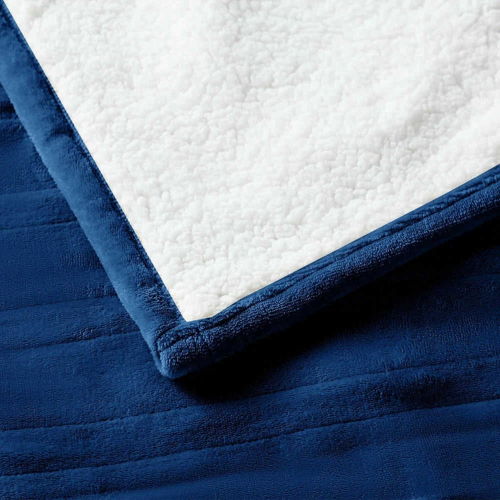 Flannel Electric Heated Blanket with Controller