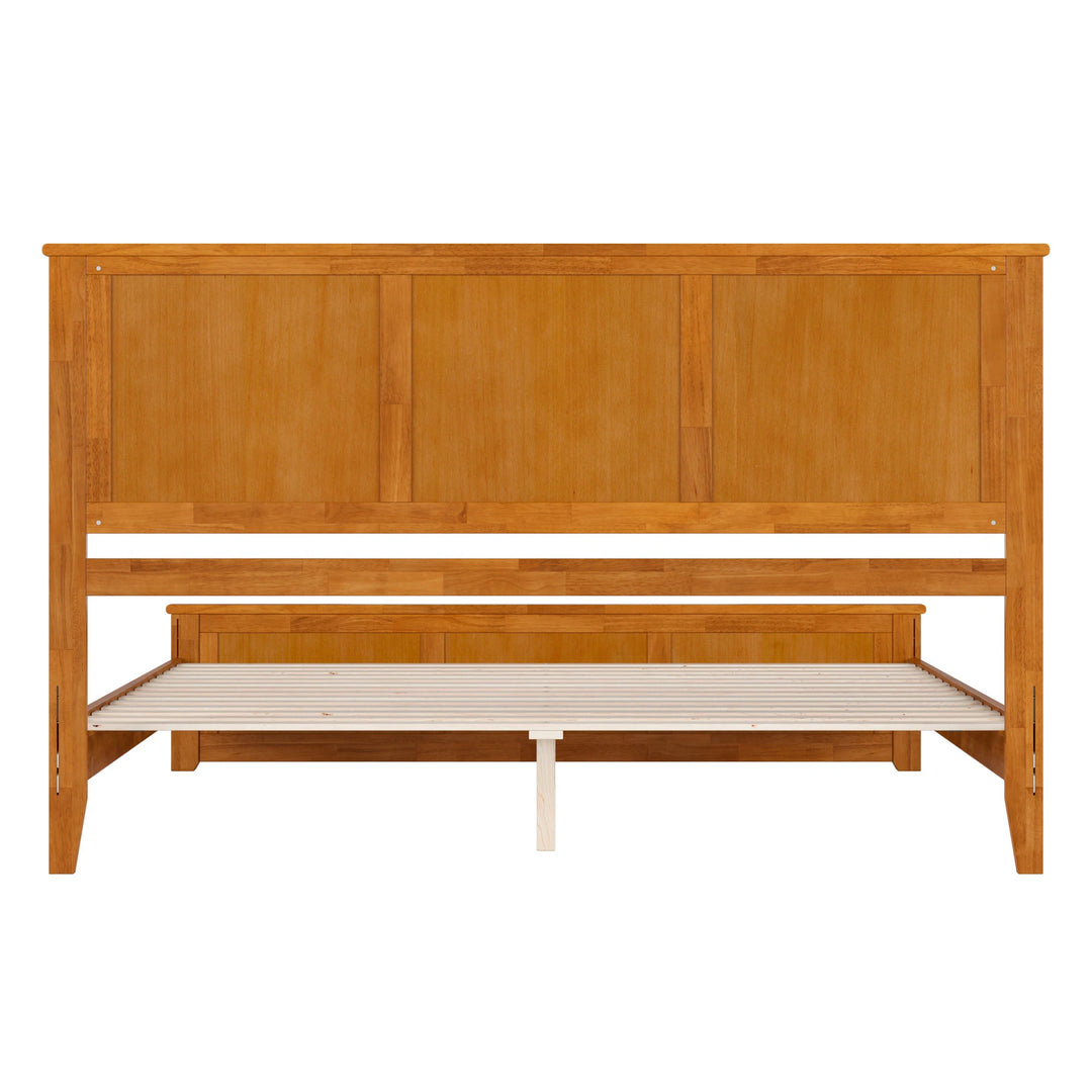 Charlotte Solid Wood Low Profile Platform Bed with Matching Footboard