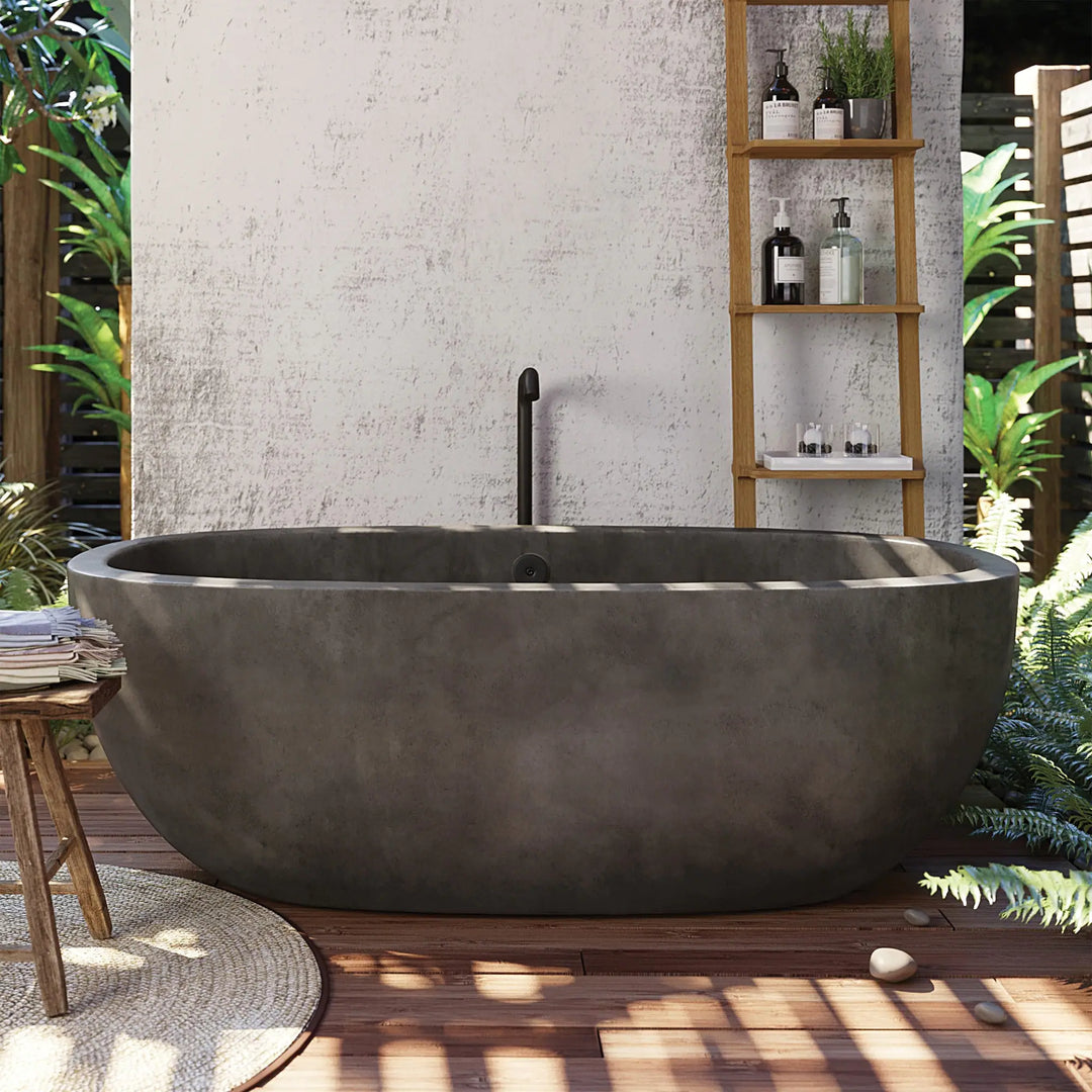 Avalon Nativestone Freestanding Soaking Tub
