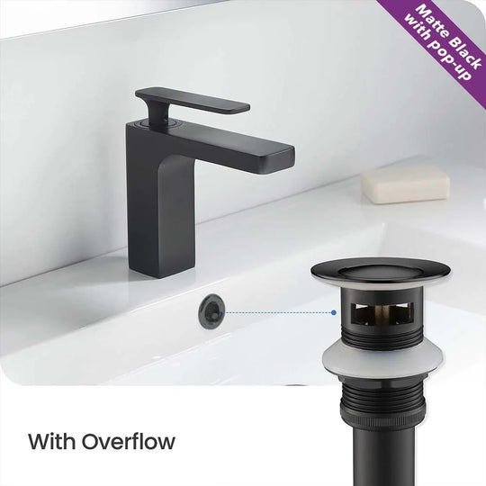 Luxury Single Hole Bathroom Faucet