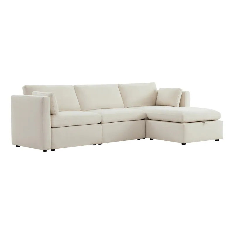 Mia Oversized Modular Sectional Fabric Sofa