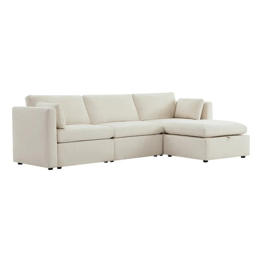 Mia Oversized Modular Sectional Fabric Sofa