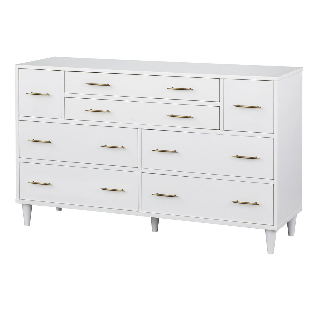 Ana 8-Drawer Mid-Century Modern Dresser