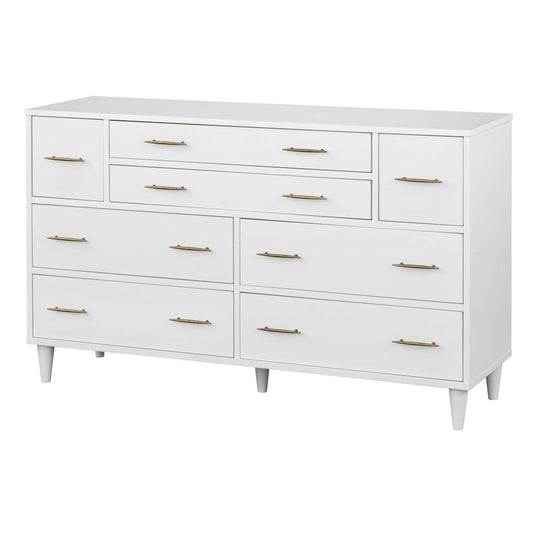Ana 8-Drawer Mid-Century Modern Dresser