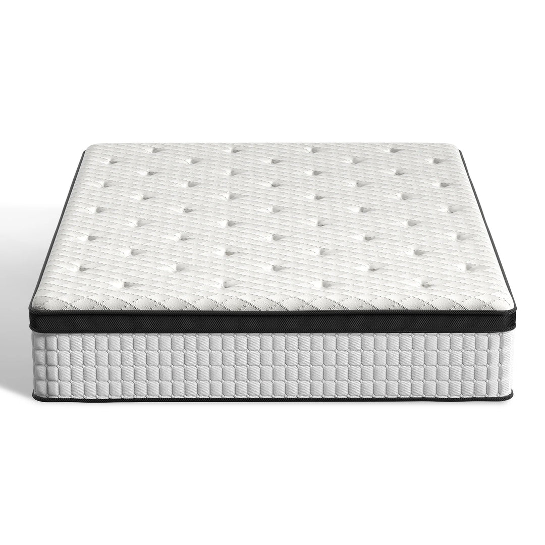 12-Inch Hybrid Mattress with Memory Foam Comfort & Individually Wrapped Coils