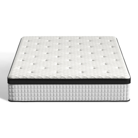 12-Inch Hybrid Mattress with Memory Foam Comfort & Individually Wrapped Coils