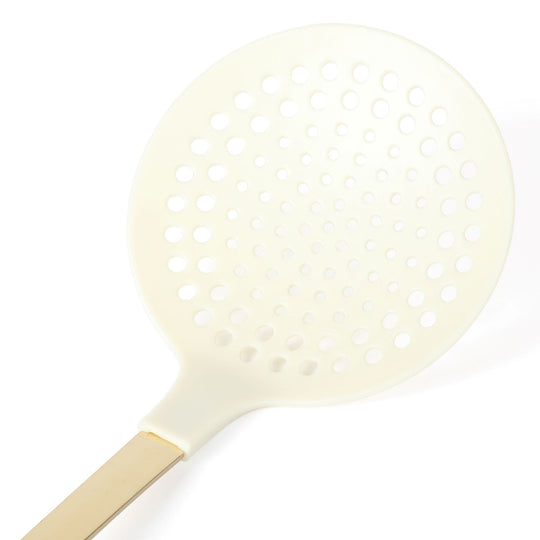Lockton 5 Linen W/ Gold Stainless Steel & Nylon Kitchen Tool Set
