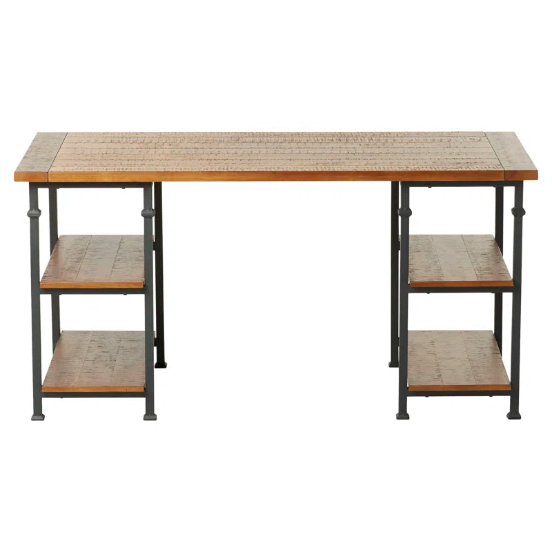 Zona Solid Wood Top Executive Desk