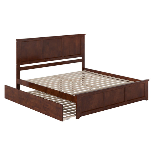 Madison Platform Bed with Matching Footboard & Trundle