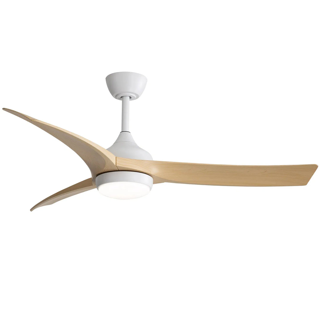 Sofucor 52/60 Inch Ceiling Fan with Integrated LED Light and Remote Control Quiet DC Motor