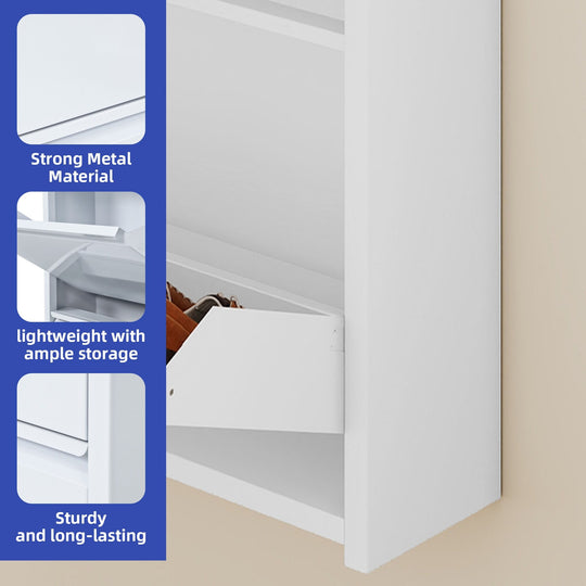 Shoe Storage Cabinet with Drawers Entryway Shoe Storage