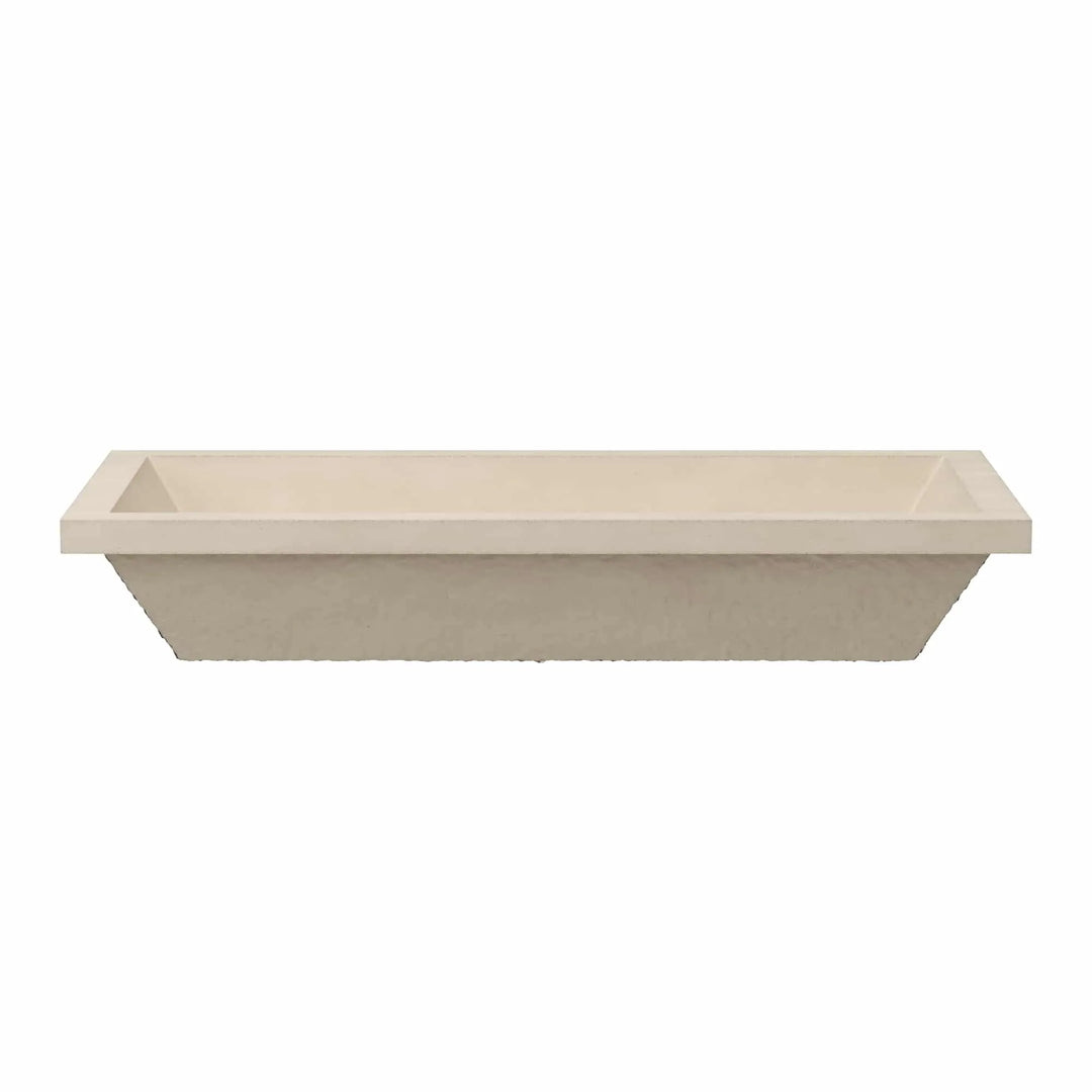 Arcata Nativestone Concrete Undermount Trough Bathroom Sink