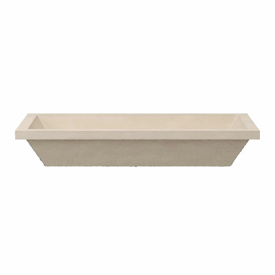 Arcata Nativestone Concrete Undermount Trough Bathroom Sink
