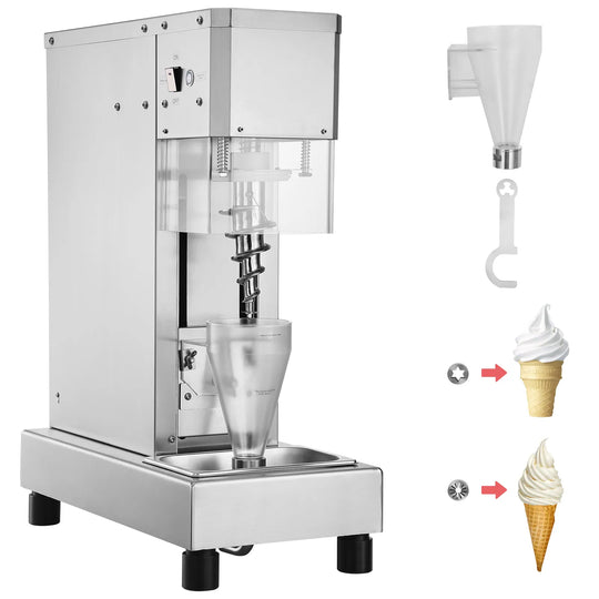 Ice Cream Blender, High-Speed Ice Cream Maker Mixer Stir Machine, Stepless Speed Adjustment