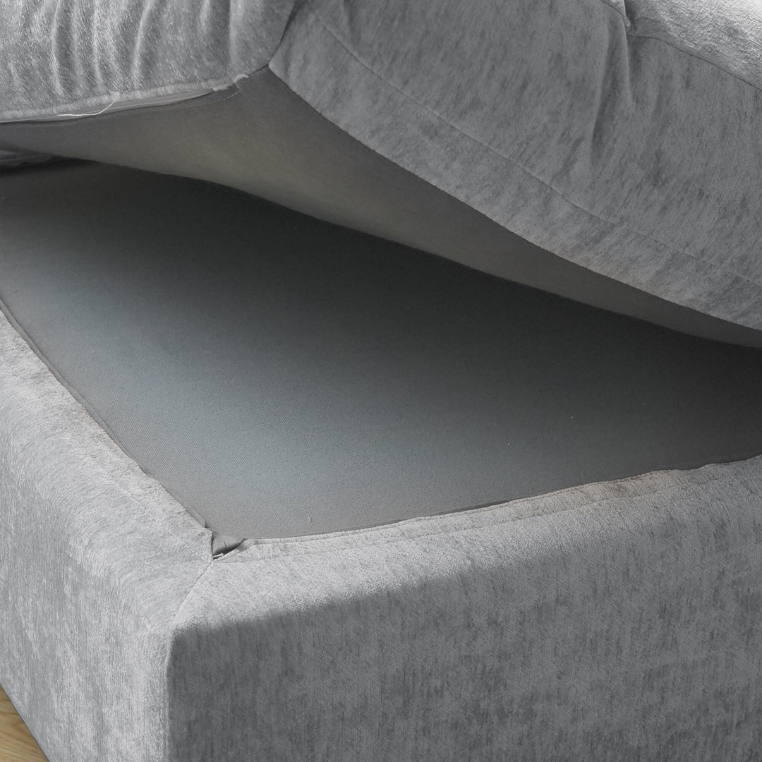 Modern Cloud Sectional Couches for Living Room Set, Chenille U-Shaped Sofa Couch
