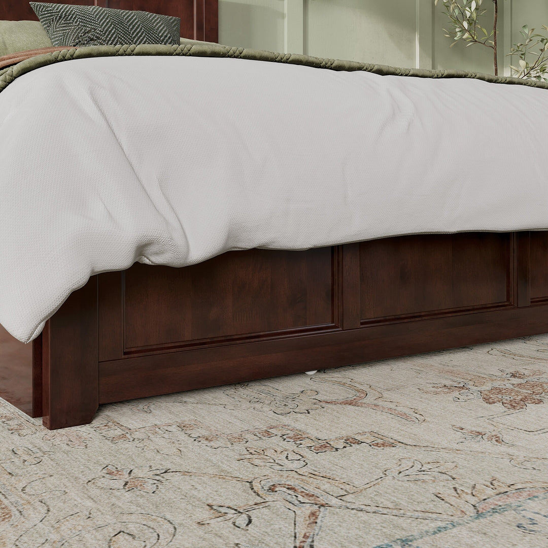 Madison Platform Bed with Matching Footboard & Trundle