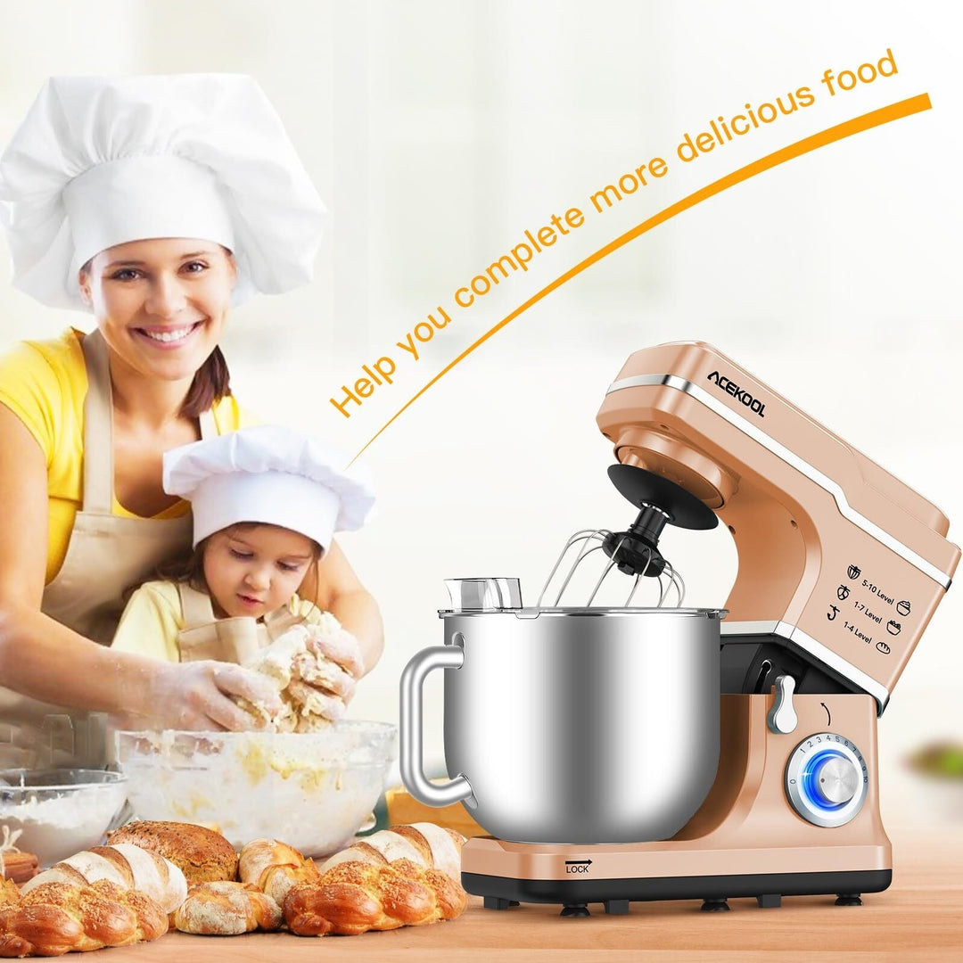 7.5 Quarts 10 Speed Tilt Head Kitchen Stand Mixer
