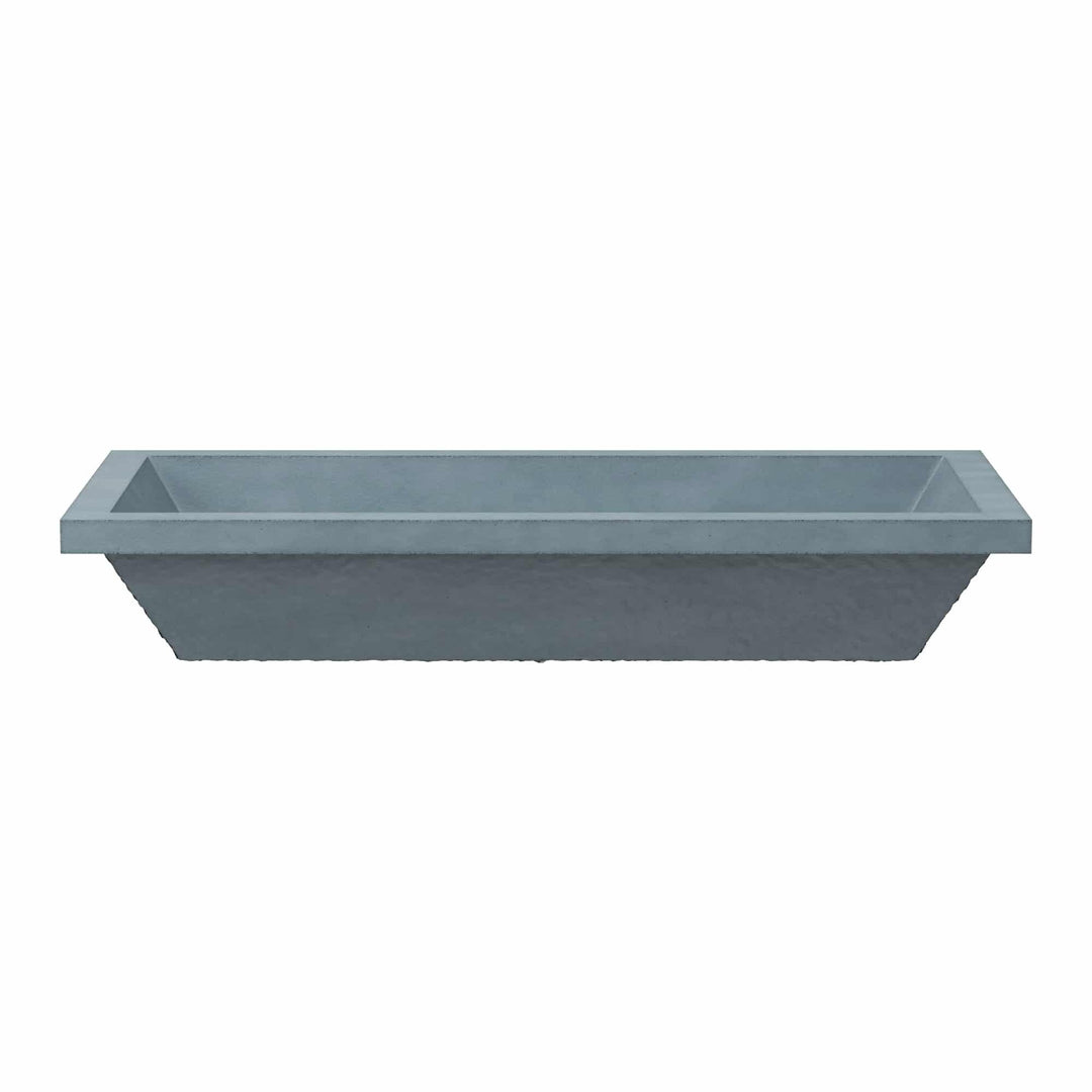 Arcata Nativestone Concrete Undermount Trough Bathroom Sink