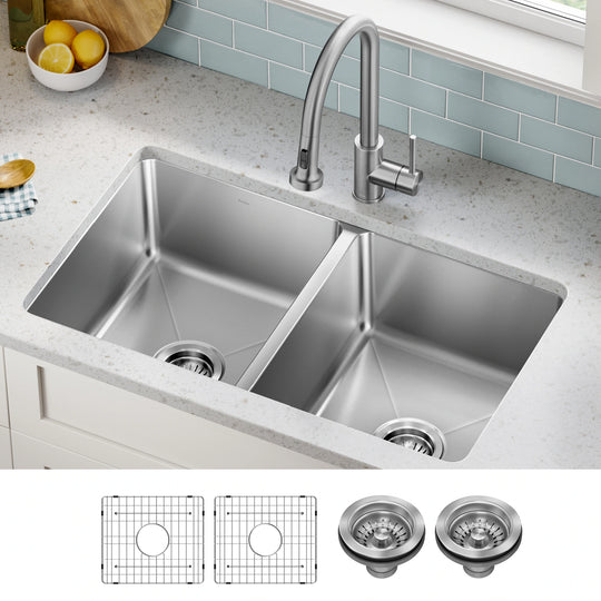 Fairlane Undermount 18 Gauge Stainless Steel Kitchen Sink