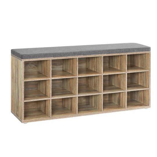 Jurina 15 Pair Shoe Storage Bench