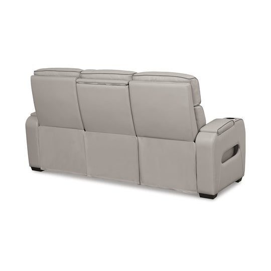 Boyington Gray Power Reclining Sofa - 86" W X 38.5" D X 44.5" H