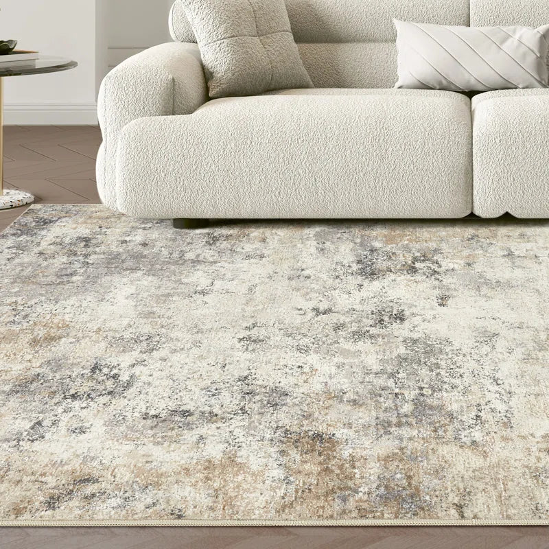 Dagmar Machine Washable Area Rugs Modern Abstract Rugs Ultra Soft Indoor Floor Mat for Dining Room Low Pile Carpet with Non Slip Backing
