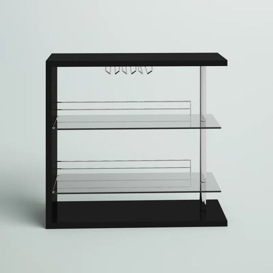 Kwesi Rectangular 2-Shelf Bar Unit - Only Bar Included