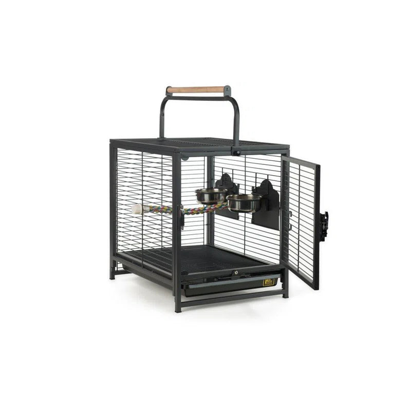 Nicki 25'' Steel Play Top Travel Bird Cage with Perch