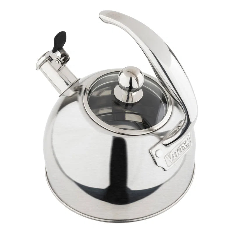 2.6-Quart Stainless Steel Kettle with 3-Ply Base