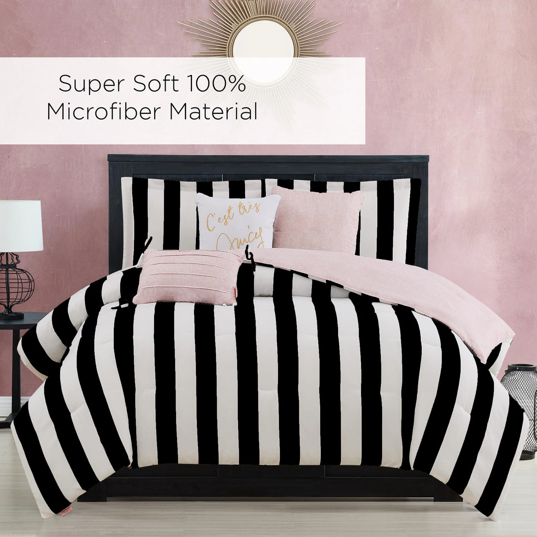 Juicy Reversible Cabana Stripe Bedding Set