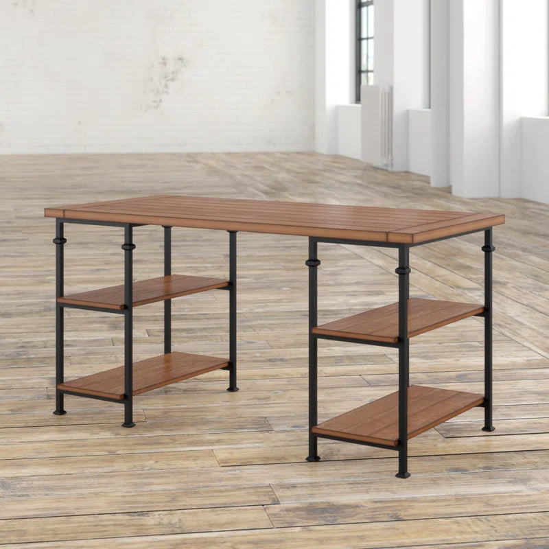 Zona Solid Wood Top Executive Desk