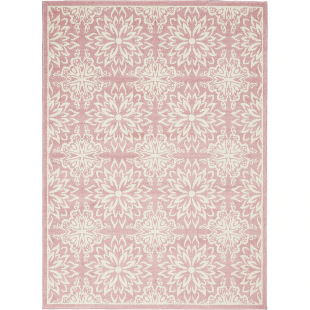 Jubilant Floral Medallion Area Rug