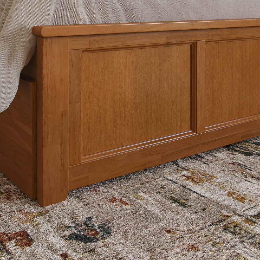 Madison Platform Bed with Matching Footboard & Trundle