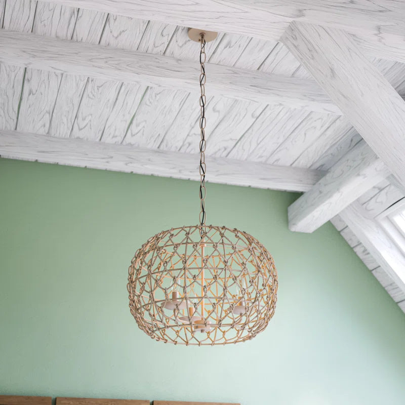 Hachiro 3 - Light Dimmable Globe Chandelier