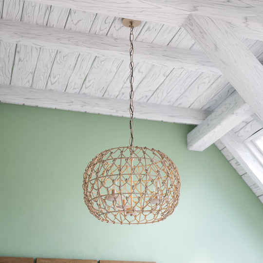 Hachiro 3 - Light Dimmable Globe Chandelier