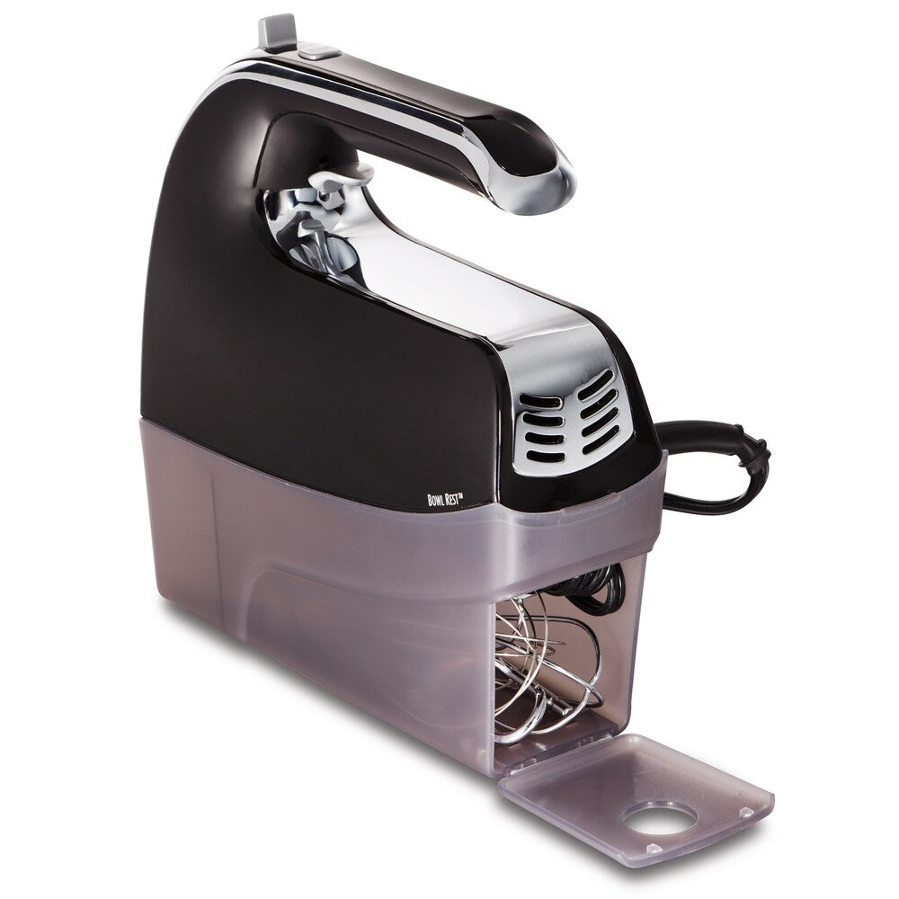 Black 6 Speed Hand Mixer with Pulse Function