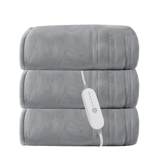 Flannel Electric Heated Blanket with Controller