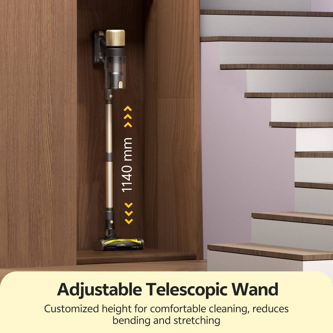 Cordless Vacuum Cleaner Ideal for Carpets and Pet Hair