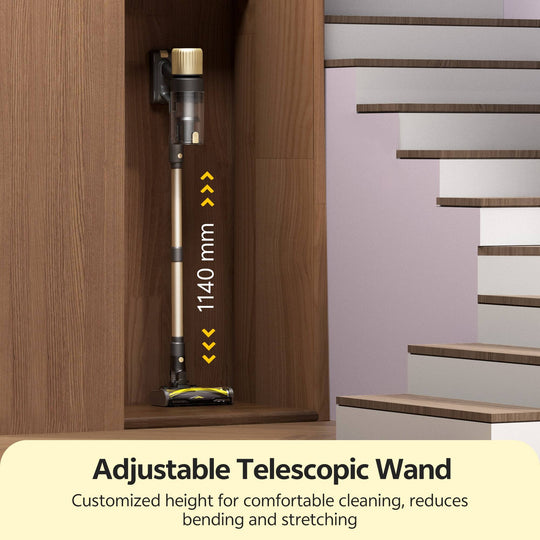 Cordless Vacuum Cleaner Ideal for Carpets and Pet Hair